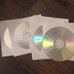 10 blank DVDs
